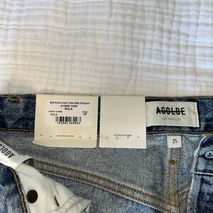 NWT Agolde distressed jeans